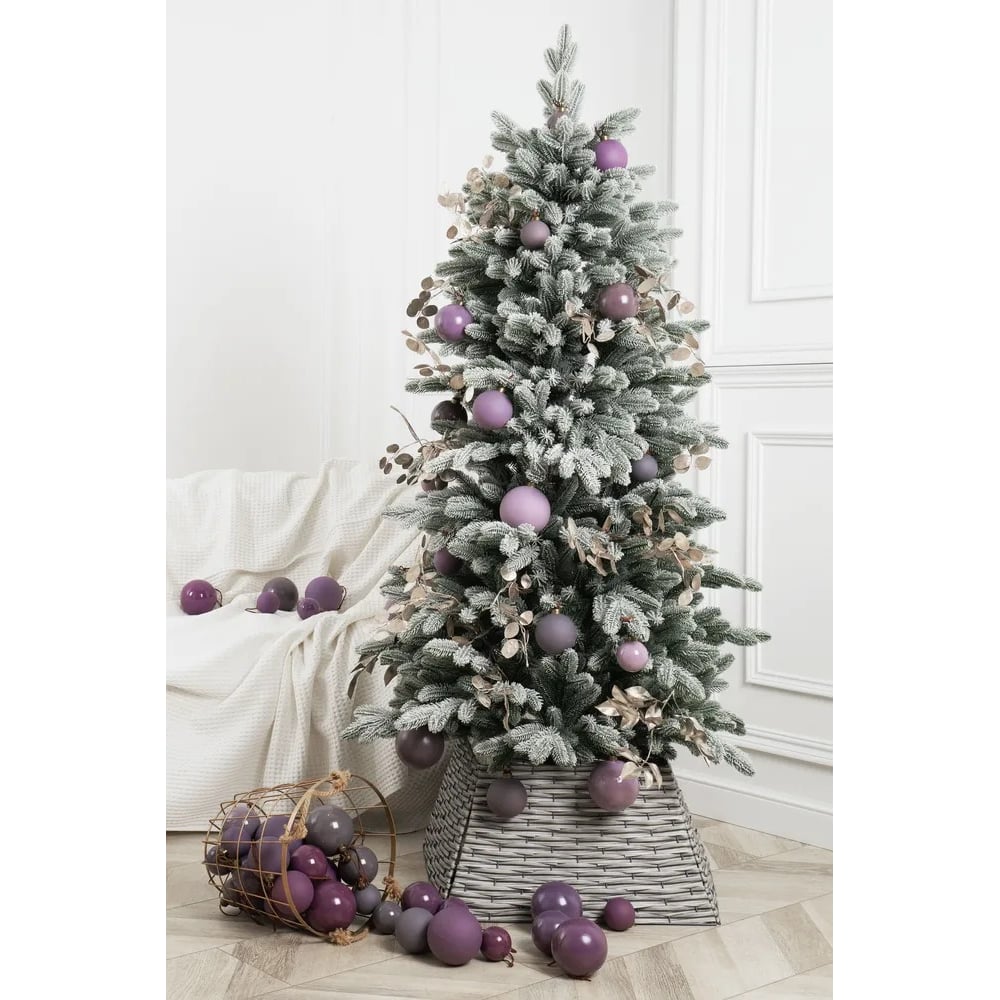 Изображение товара Искусственная елка Crystal Trees 150 см с снегом, неразборная, для дома