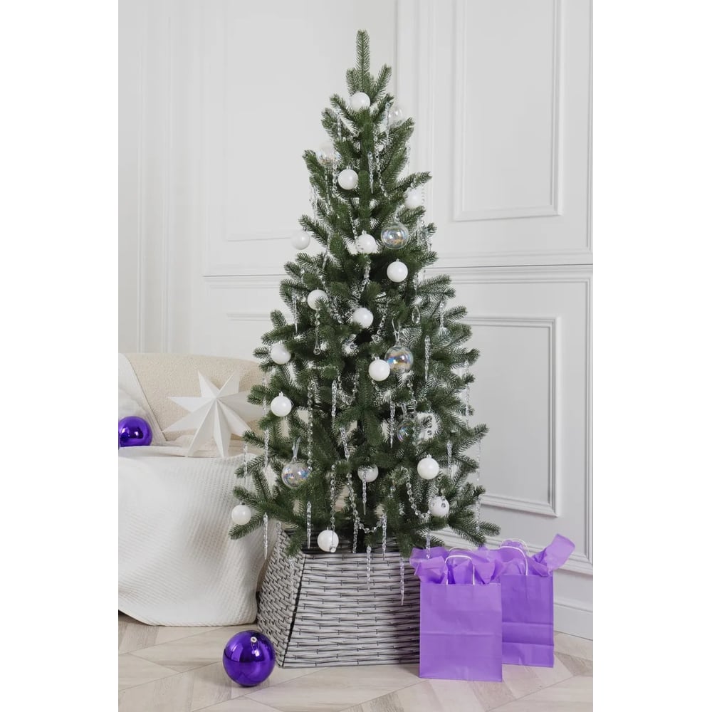 Изображение товара Искусственная новогодняя елка Crystal Trees Ель ГОРНАЯ 210 см разборная