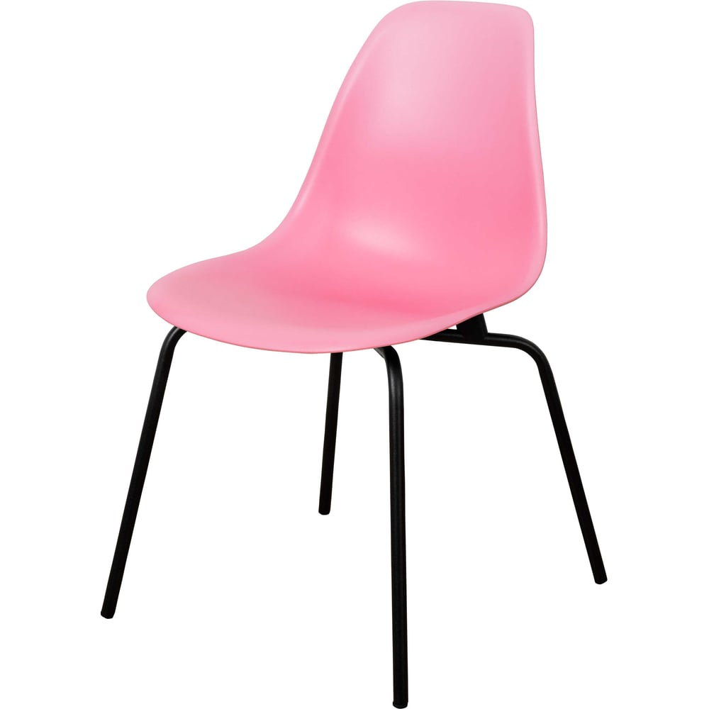 Изображение товара Стул пластиковый DERSTUHL Elegant Black Eames, Розовый DSL038.015