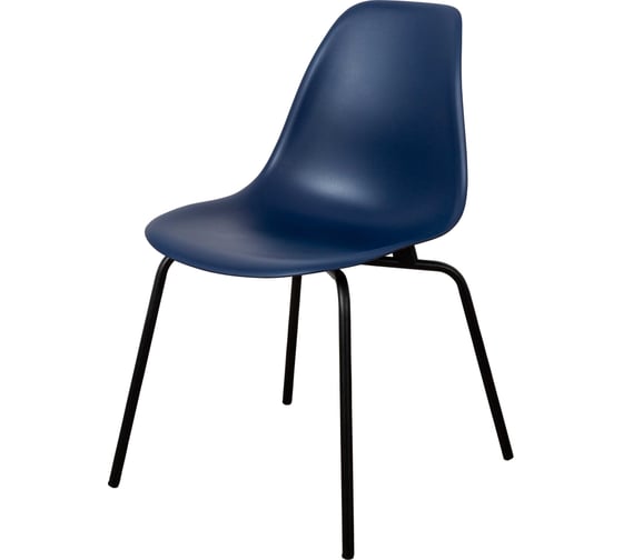Изображение товара Стул пластиковый DERSTUHL Elegant Black Eames, Темно-синий DSL038.017