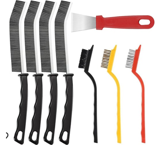 Изображение товара Комплект щеток со скребком RoomBroom 8шт RB2126