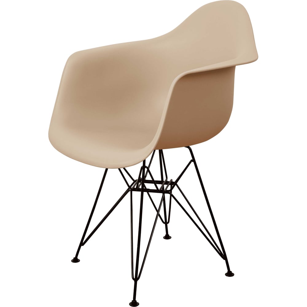 Стул-кресло DERSTUHL Black Eames в темно-бежевом цвете представляет собой современное решение для интерьера, сочетающее в себе стиль и функциональность. Комплект из четырех стульев выполнен с использованием прочного металлического каркаса, что обеспечивает надежность и долговечность конструкции. Полипропиленовые спинка и сиденье с прямоугольной формой создают комфортные условия для длительного сидения. Высота стула составляет 820 мм, что позволяет использовать его как в домашней обстановке, так и в офисе. Черный цвет каркаса в сочетании с темно-бежевой обивкой придает изделию элегантный и современный вид. Подлокотники добавляют дополнительное удобство, а максимальная нагрузка в 150 кг гарантирует надежность при использовании. Компактные размеры и легкий вес делают стулья удобными для перемещения и размещения в любом пространстве.
