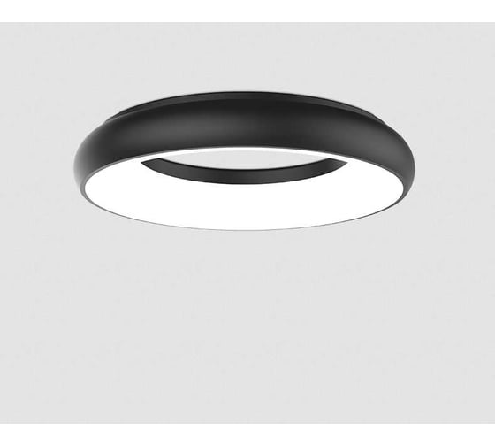 Изображение товара Светодиодный светильник VARTON NIMBUS подвесной/накладной 35 Вт 400x68 мм 3000 K IP40 с рассеивателем опал черный V1-R0-90465-05000-4003530