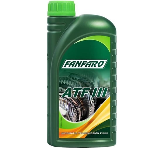 Изображение товара Синтетическое трансмиссионное масло FANFARO ATF III D 1 л FF8603-1-E