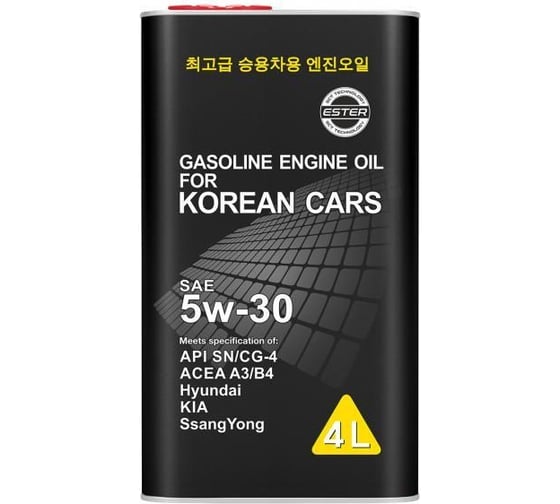 Изображение товара Синтетическое моторное масло FANFARO FOR KOREAN CARS 5W30 (metal) 4 л FF6714-4ME-E