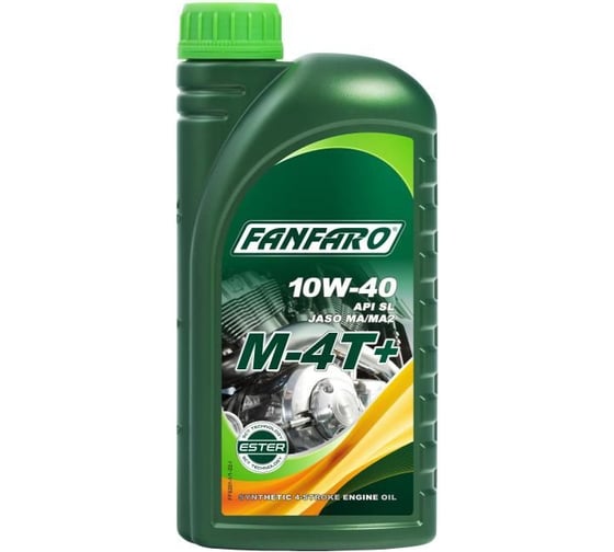 Изображение товара Полусинтетическое моторное масло FANFARO M-4T PLUS 10W40 1 л FF6201-1-E