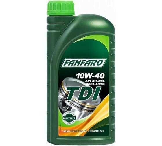 Изображение товара Полусинтетическое моторное масло FANFARO TDI 10W40 1 л FF6503-1-E