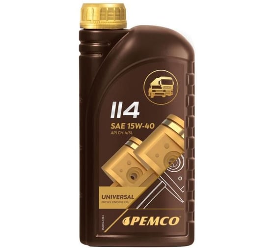 Изображение товара Минеральное моторное масло PEMCO 114 15W40 1 л PM0114-1-E