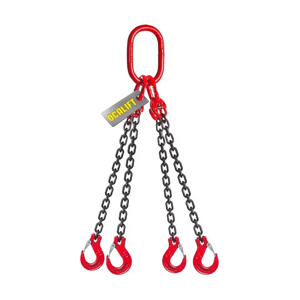 Изображение товара Цепной строп LITELIFT 4СЦ 11,2т 8м четырехветвевой цепь 13x39 T8 G80