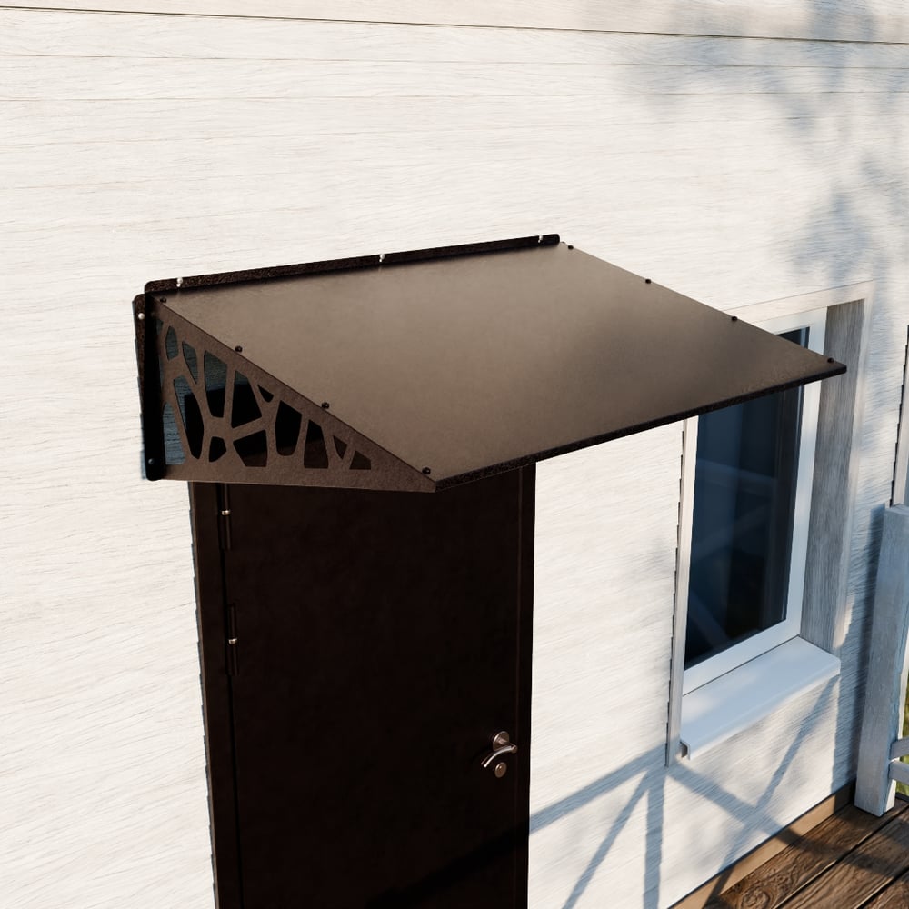 Изображение товара Козырек АрсеналЪ стальной лист LOFT+ коричневый серия ARSENAL AVANT AR18K1B18H9-06