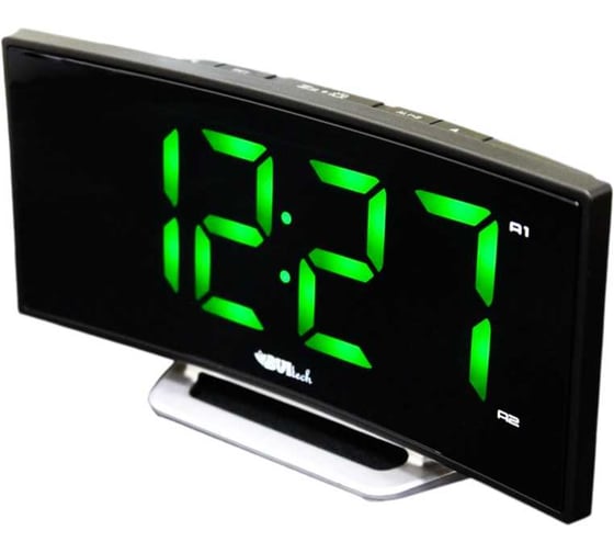 Изображение товара Часы сетевые BVItech зеленый/черный BV-412GKS