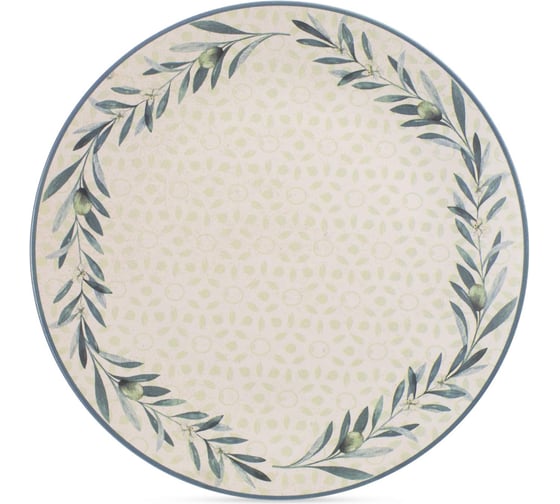 Изображение товара Обеденная тарелка FIORETTA OLIVE 25 см TDP421