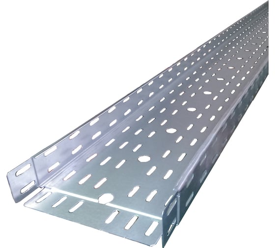 Изображение товара Лоток перфорированный KOPOS оцинкованный KZI LP 200x50х3000 S=0,7мм (S) комплект 6 метров KZI-LP-200-50-070-S