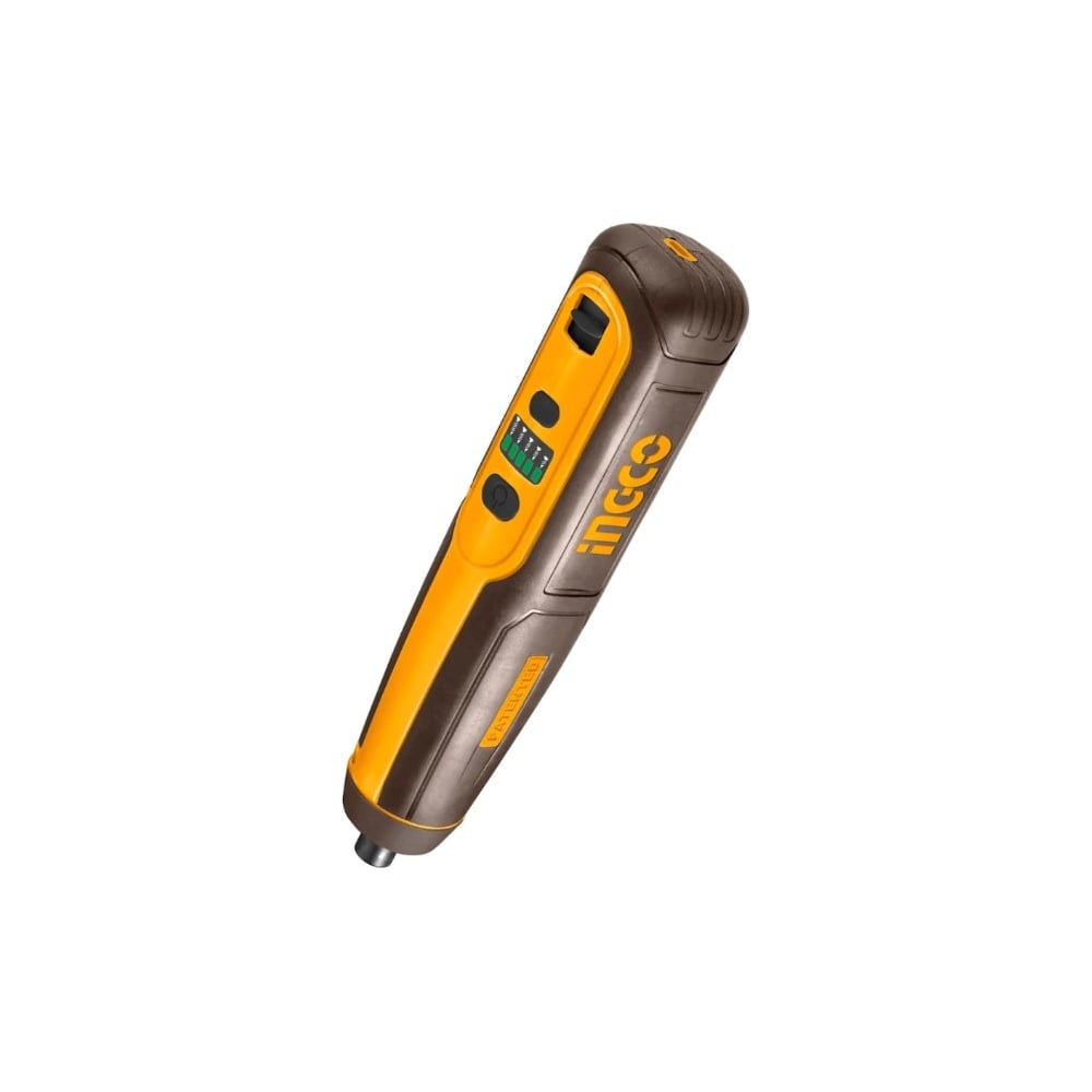 Изображение товара Аккумуляторная отвертка INGCO SUPER 4В, реверс и подсветка, комплект битов