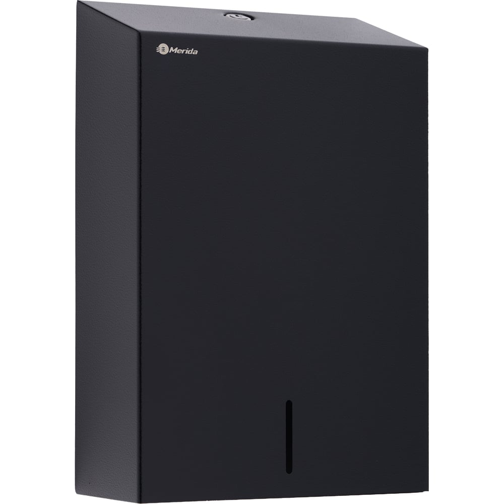 Изображение товара Диспенсер для бумажных полотенец Merida STELLA R металлический 2 пачки черный