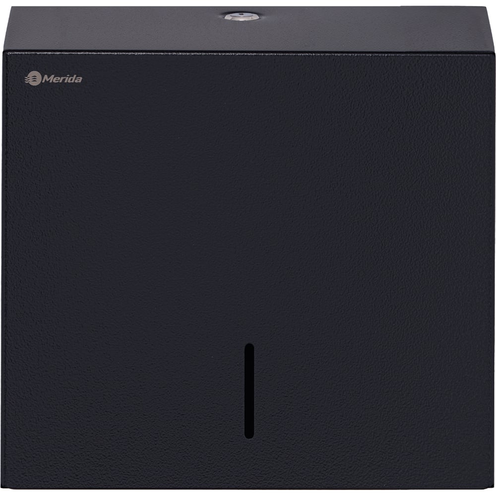 Изображение товара Диспенсер для бумажных полотенец в листах V-сл. Merida STELLA R металлический, объем 2 пач., черный ASC101.R