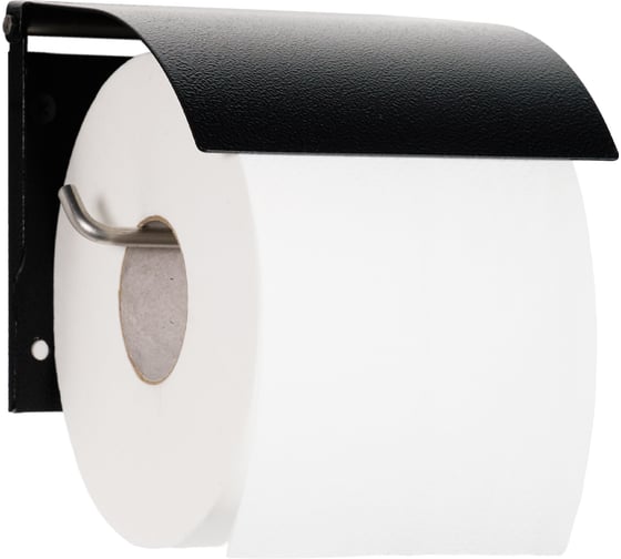 Изображение товара Держатель для туалетной бумаги бытовой Merida STELLA R металлический, черный U1CS.R
