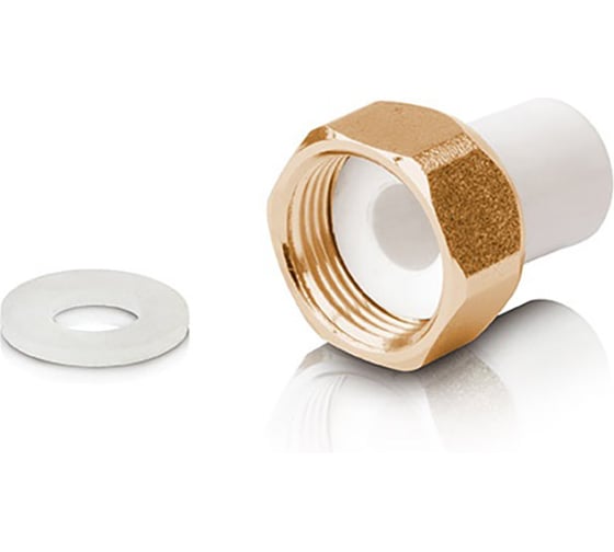 Изображение товара Гайка накидная Blue Ocean с PPR головкой, внутренняя резьба - 20х3/4 PPRF/FTN-PPRFH(W)-20x3/4 PPRF/FTN-PPRFH(W)-20x3/4"