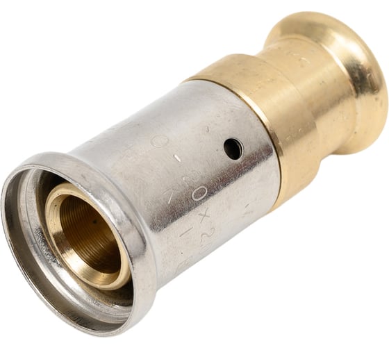 Изображение товара Адаптер HENCO латунь пресс (металлопластик) - пресс медь, V, M и SA-профиль, 20x15Cu 36P-2015P