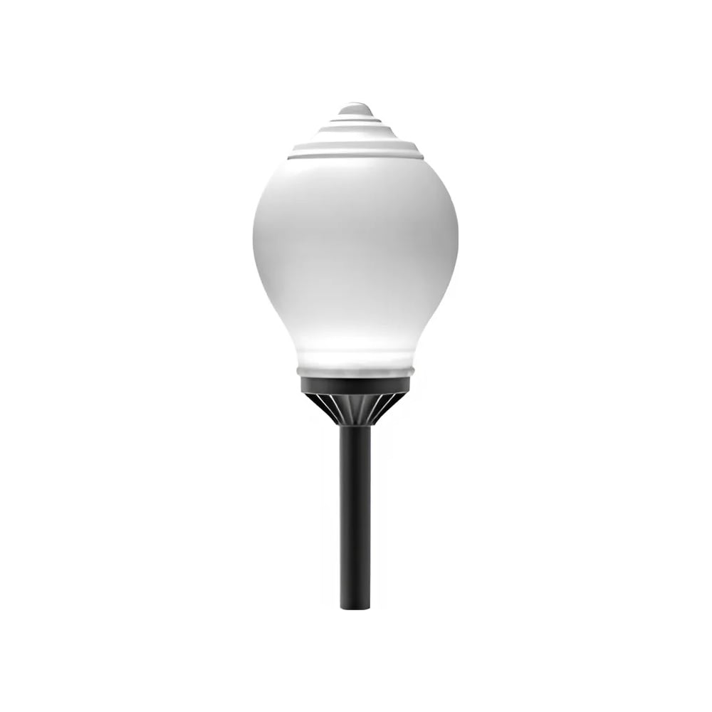 Светодиодный светильник парковый VARTON Omni-R торшерный 40 Вт 3000 K RAL9005 черный муар V1-S0-90521-40000-6504030