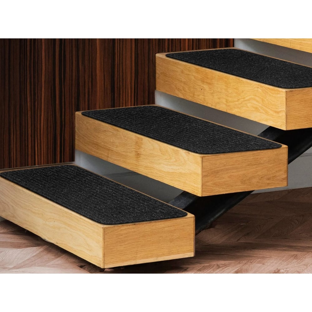 Изображение товара Самоклеящаяся накладка на ступень ComeForte 25x75 см черная SS-4001