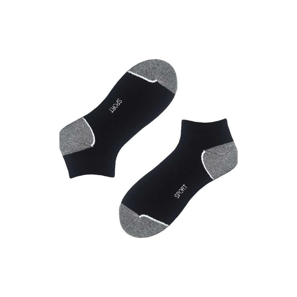 Изображение товара Мужские носки CHOBOT SNEAKER SPORT короткие 25-27 черные 2 пары