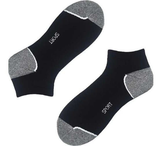 Изображение товара Носки мужские CHOBOT SNEAKER SPORT 42-91 2 пары, р-р 25-27, черный 1001330820100012082