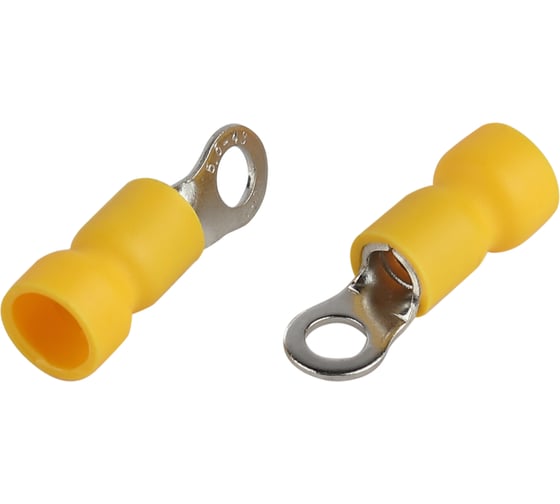 Изображение товара Наконечник кольцевой ЭРА NO-225115 НКИ 6.0-4 с изолированным фланцем (упаковка 50 шт.) Б0063317