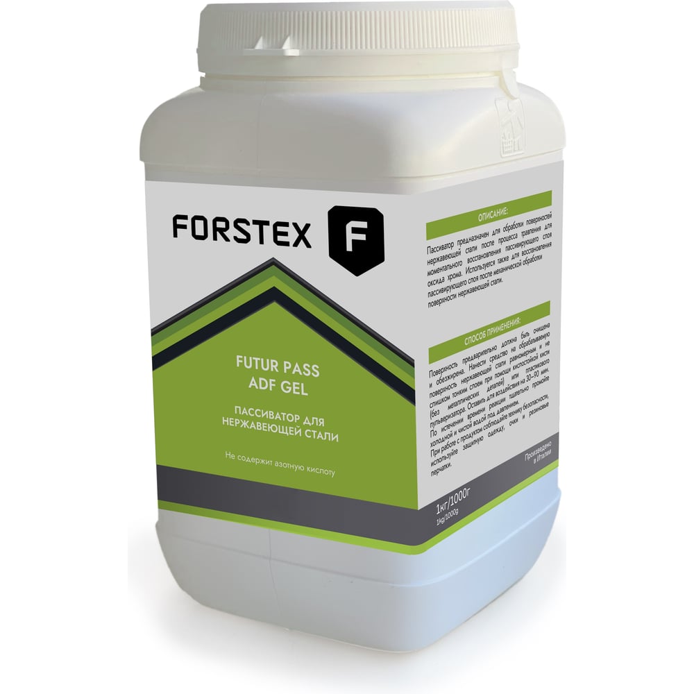 Изображение товара Пассиватор FORSTEX FUTUR PASS ADF GEL 1 кг для защиты древесины