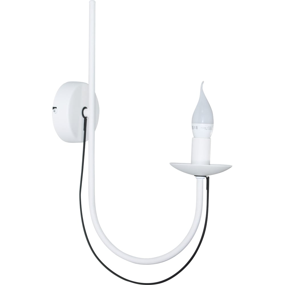 Изображение товара Настенный светильник ЭЛЕТЕХ Астра 511 белый черный муар современный дизайн