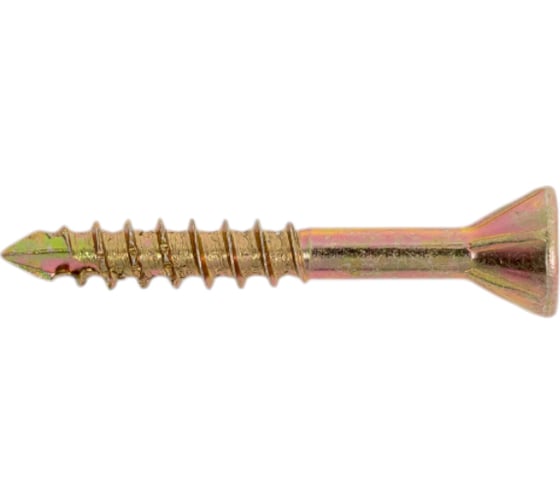 Изображение товара Саморез отделочный INFIX потайной 3.2x25 желтый цинк TX 10 50 шт 5128419