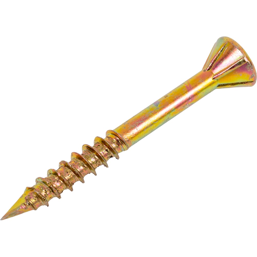 Изображение товара Саморез отделочный INFIX потайной 3.2x30 желтый цинк TX 10 50 шт