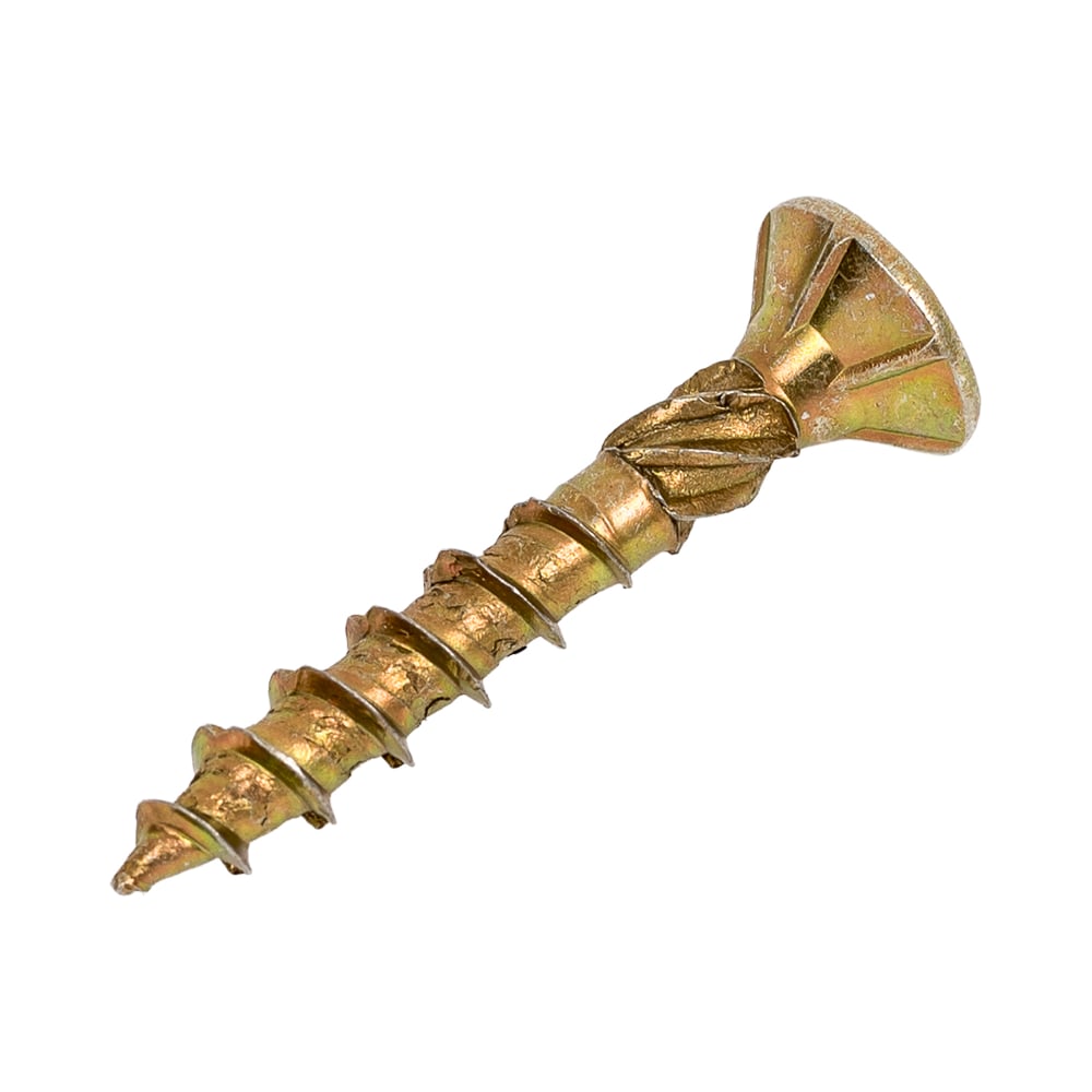 Изображение товара Саморез по дереву с фрезой INFIX потайной 4x25 желтый цинк TX 20 100 шт 60029