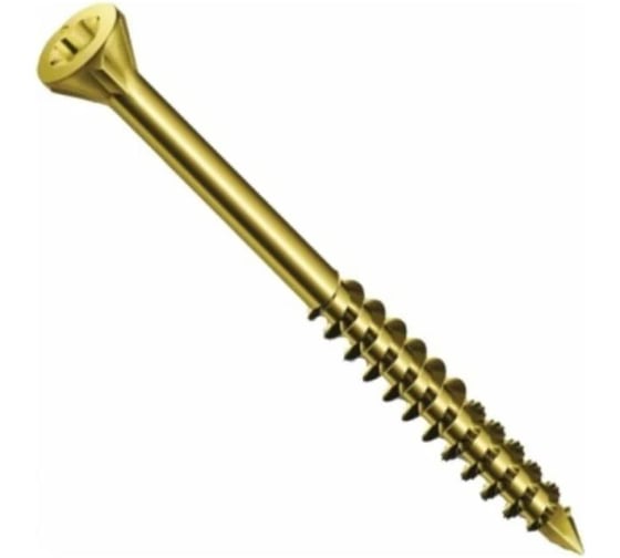 Изображение товара Саморез отделочный INFIX потайной 4x70 желтый цинк TX 15 25 шт 4720719