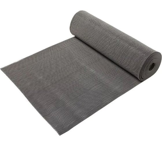 Изображение товара Противоскользящая дорожка ComeForte ПВХ S-mat Zig Zag 1,2x15 м, 5 мм, серый, SM-09
