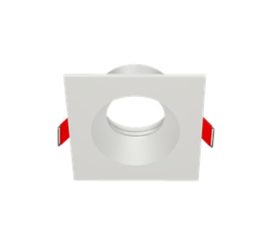 Изображение товара Рамка для модульного светильника VARTON FLEX 50 08 квадратная встраиваемая 90x90x30мм RAL9010 V1-R0-00435-10002-2000000