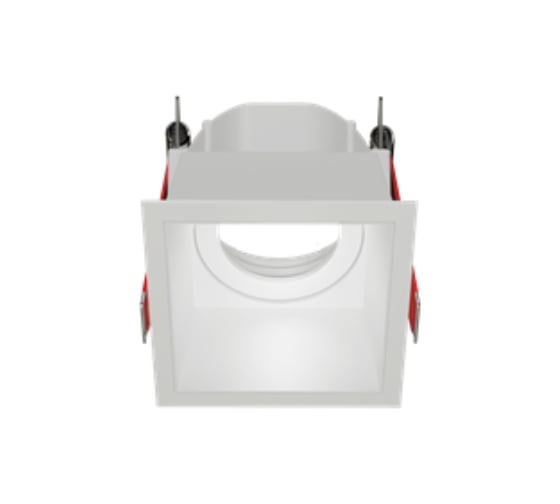 Изображение товара Рамка для модульного светильника VARTON FLEX 50 10 квадратная встраиваемая утопленная 85x85x65мм RAL9010 поворотная V1-R0-00435-10006-2000000