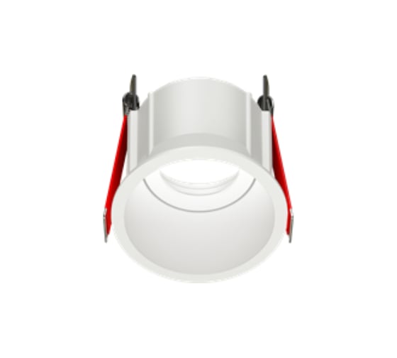 Изображение товара Рамка для модульного светильника VARTON FLEX 50 03 круглая встраиваемая утопленная 85x65мм RAL 9010 поворотная V1-R0-00435-10005-2000000