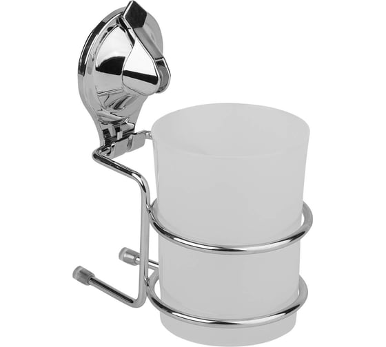 Изображение товара Стакан одинарный на присоске (Air-lock) SAKURA BI-1002 хром 037113