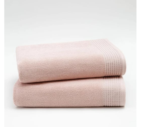 Изображение товара Полотенца махровые Guten Morgen Винарн, Эдельвейс 70x140 см, 2 шт. НПМ-СРоз-70-140-2