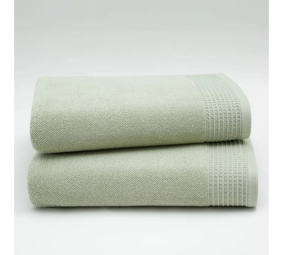 Изображение товара Полотенца махровые Guten Morgen Винарн, Оливка 70x140 см, 2 шт. НПМ-ВО-70-140-2