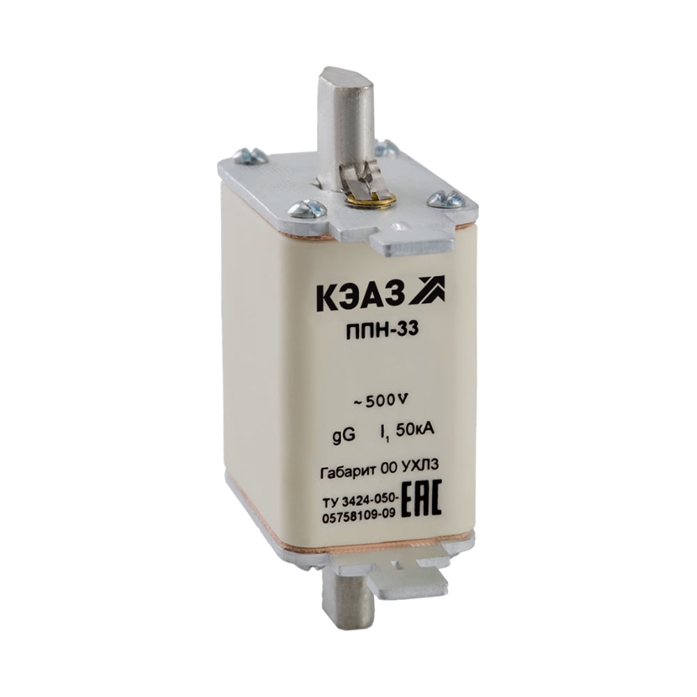 Вставка плавкая КЭАЗ ППН-33-X0-00-50А-УхЛ3 111288