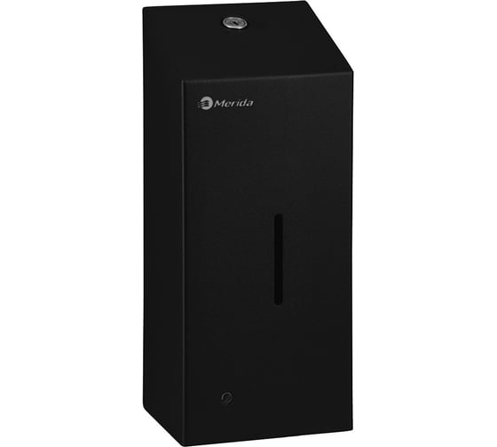 Изображение товара Дозатор для мыла-пены Merida STELLA R металлический, сенсорный, картриджный, черный DSC111.R