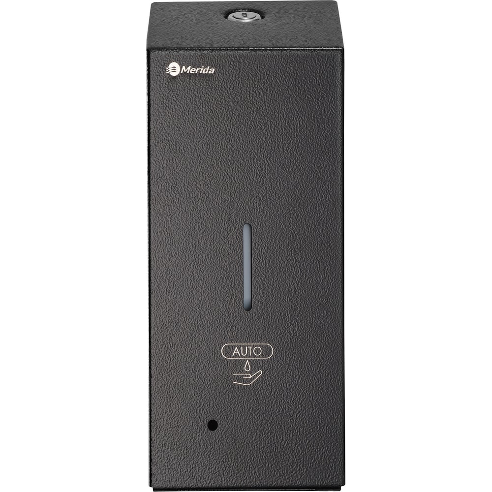 Изображение товара Дозатор для жидкого мыла Merida STELLA R металлический, сенсорный, наливной, черный, 1,2 л DSC115.R