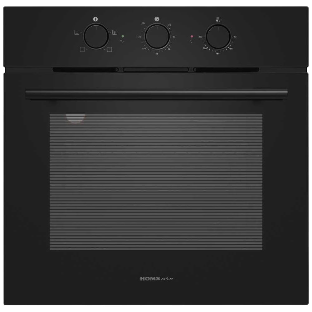 Изображение товара Электрический духовочный шкаф HOMSair OES604BK2 черный мощность 2350 Вт с объемом 60 литров