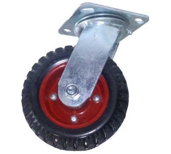 Изображение товара Колесо большегрузное поворотное PS 200 200 мм, резина с протектором TOR 1045347