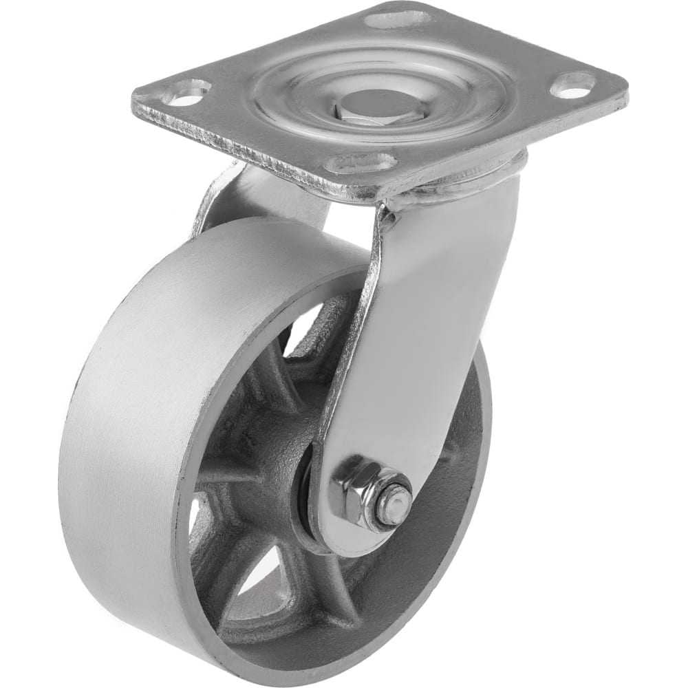 Изображение товара Колесо большегрузное поворотное SCS 55 125 мм, чугунное TOR 1046495