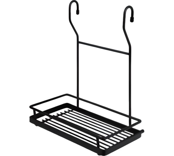 Изображение товара Полка одинарная MF QCWJ202F-3 ALBA 220х143х258 мм, черный матовый 481319v