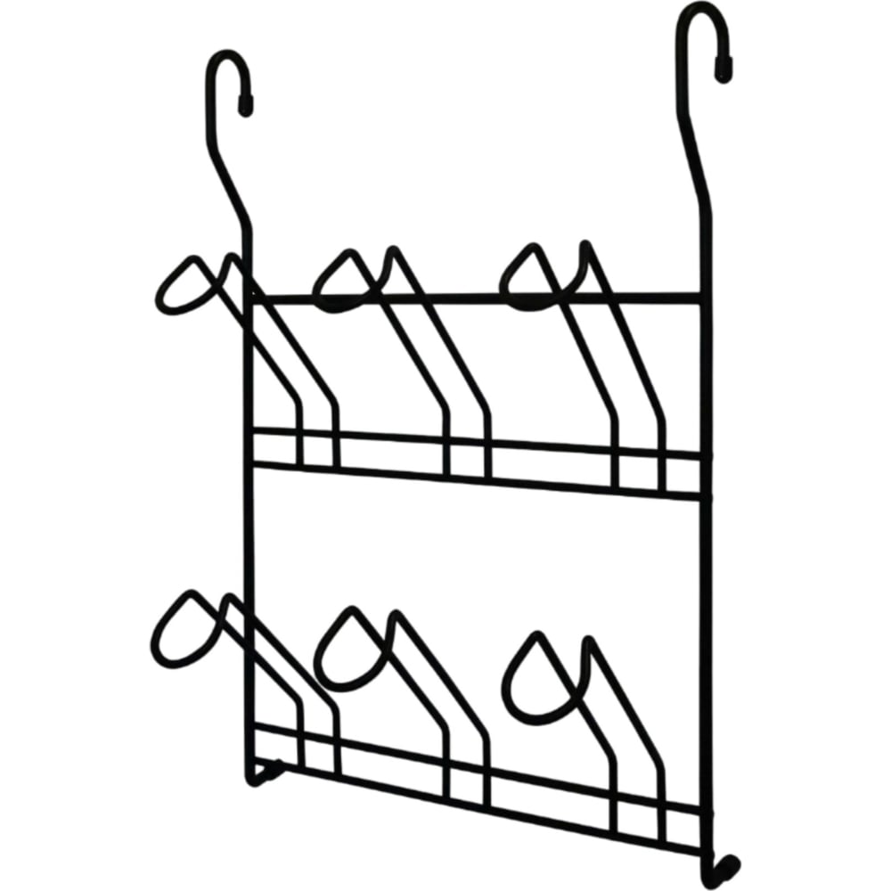 Изображение товара Полка для стаканов MF QCWJ229-2 ALBA 240x100x340 мм, черный матовый 58679v