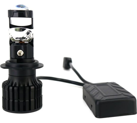 Изображение товара Лампa светодиодная AIRLINE H7, 12/24В, 50Вт, 6500К (Белый), 6800Лм, для рефлекторной оптики, комплект 2 шт., LED LENS AEAR117